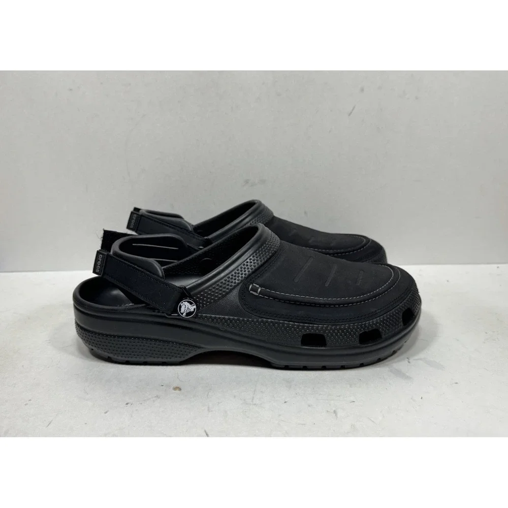 Crocs Yukon Vista II Clog Sandal Men's Size 12 Black New without Tags 207142